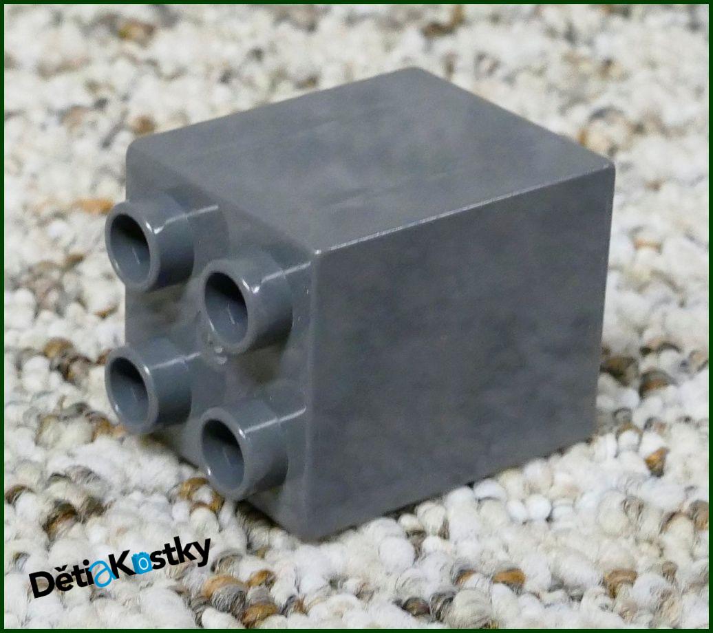 Lego® Duplo® Kostka 2x2x2 Tmavě Šedá