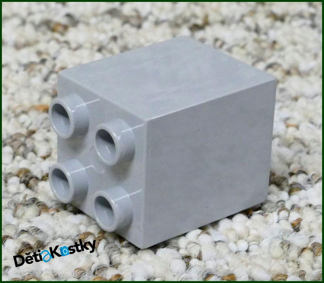 Lego® Duplo® Kostka 2x2x2 Světle Šedá