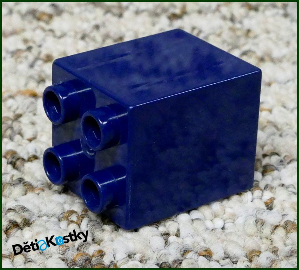 Lego® Duplo® Kostka 2x2x2 Tmavě Modrá