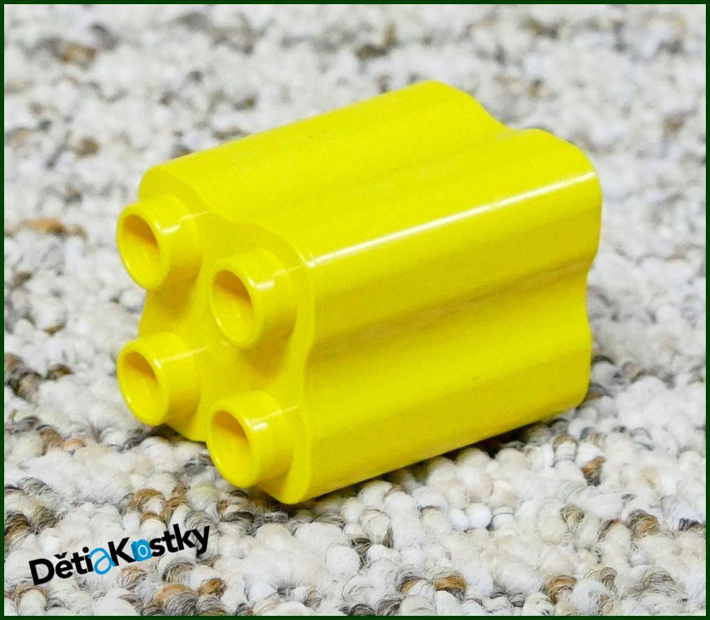 Lego® Duplo® Kostka 2x2x2 Tvarovaná Žlutá