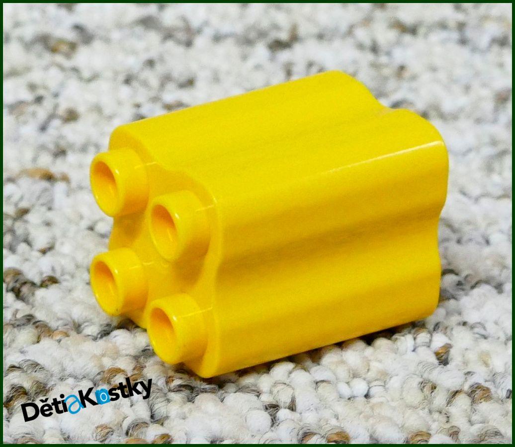 Lego® Duplo® Kostka 2x2x2 Tvarovaná Světle Oranžová