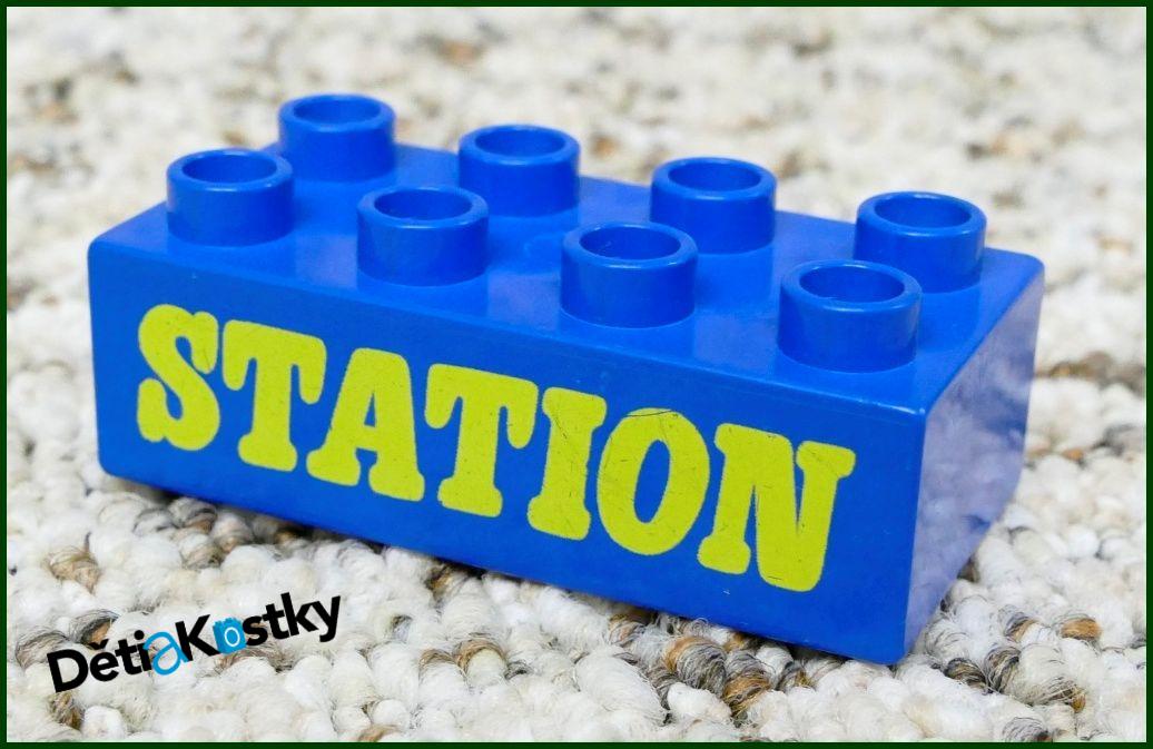 Lego® Duplo® Kostka 2x4 Modrá - Station