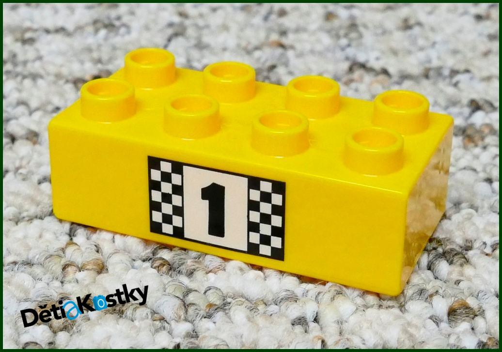 Lego® Duplo® Kostka 2x4 Oranžová - 1