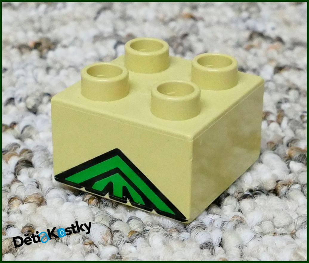 Lego® Duplo® Kostka 2x2 Béžová - Šipka
