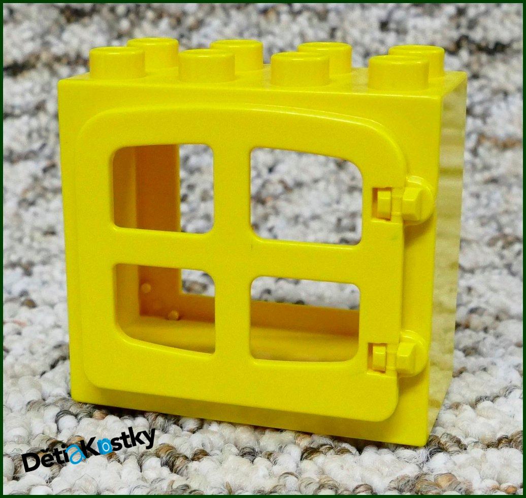 Lego® Duplo® Kostka s Oknem Žlutá - Žlutá Okenice