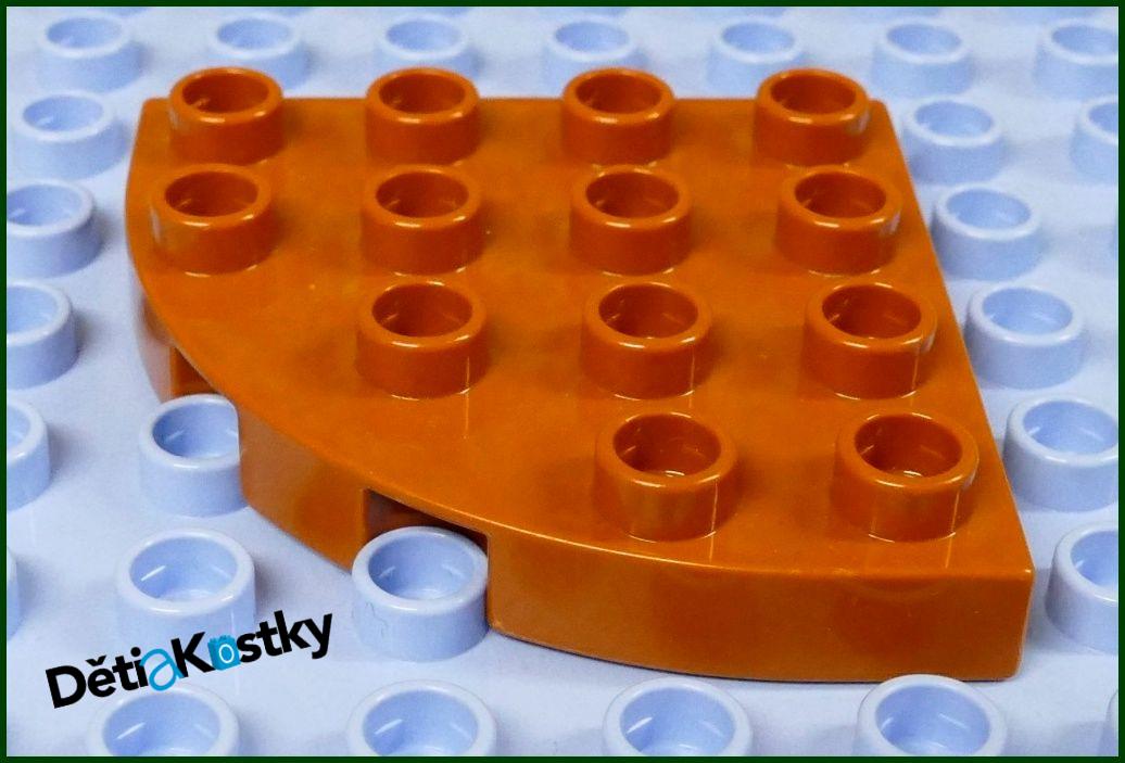 Lego® Duplo® Podložka/Destička 4x4 Kulatá Světle Hnědá