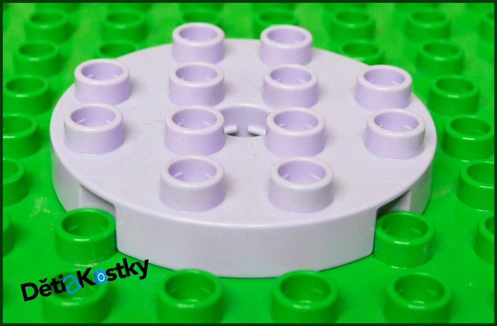 Lego® Duplo® Podložka/Destička 4x4 Kruh Fialková
