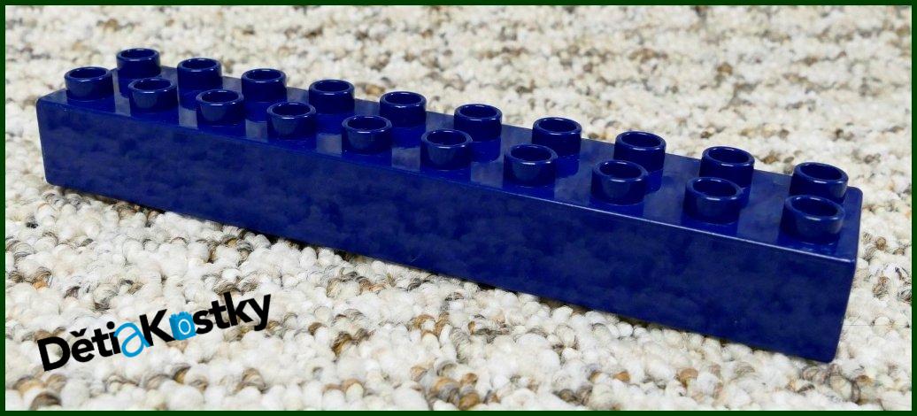 Lego® Duplo® Kostka 2x10 Tmavě Modrá