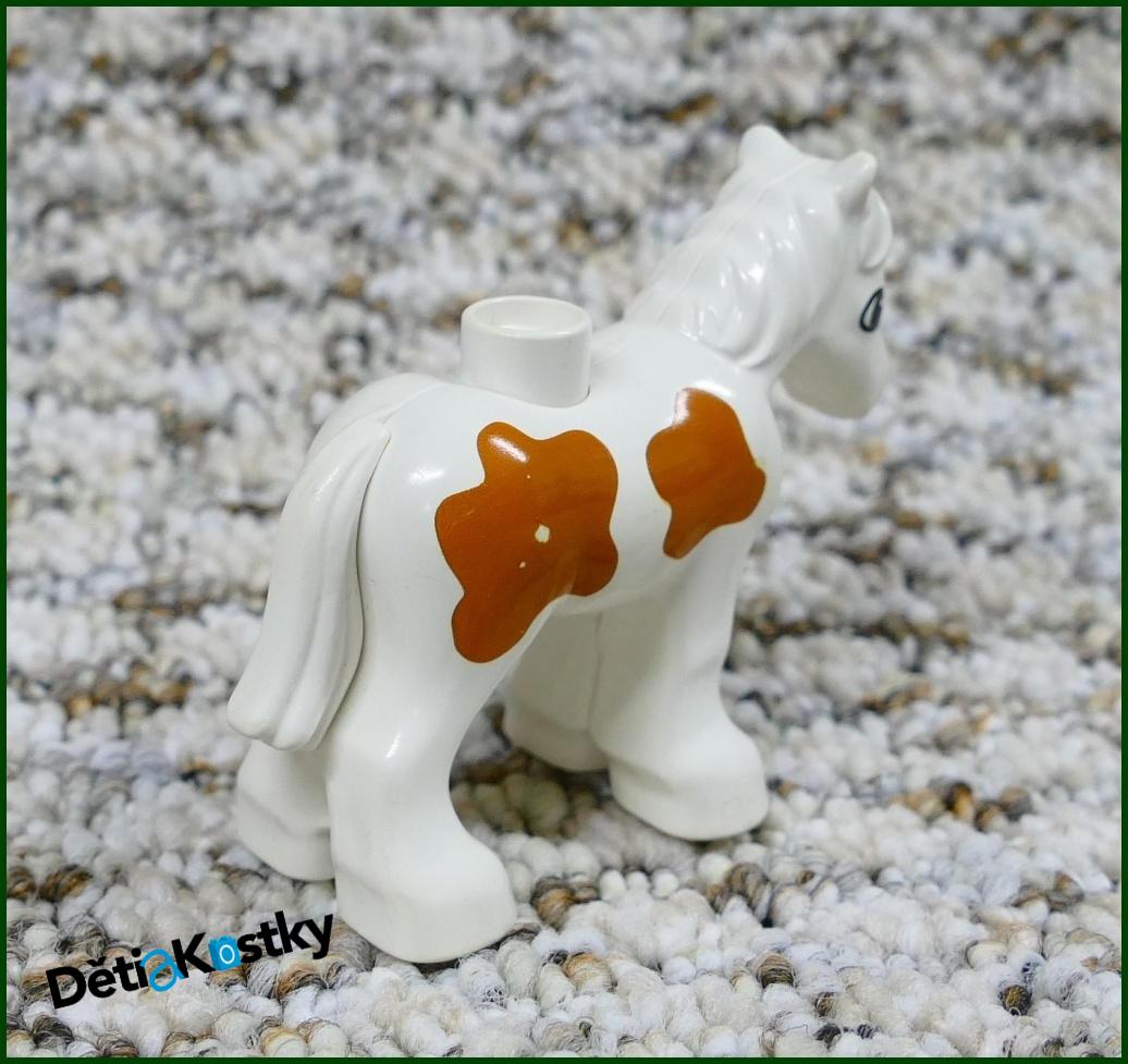 Lego® Duplo® Poník Strakatý Bílý