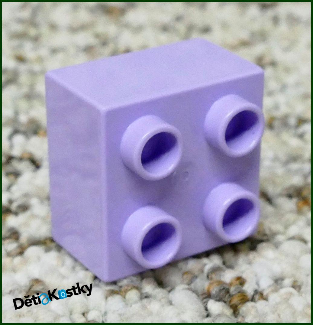 Lego® Duplo® Kostka 2x2 Světle Fialková (Violet)