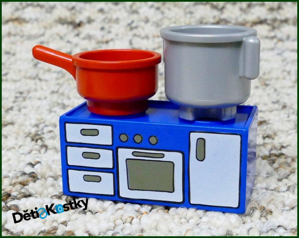 Lego® Duplo® Kuchyňská Linka (Trouba) se Šuplíky Modrá