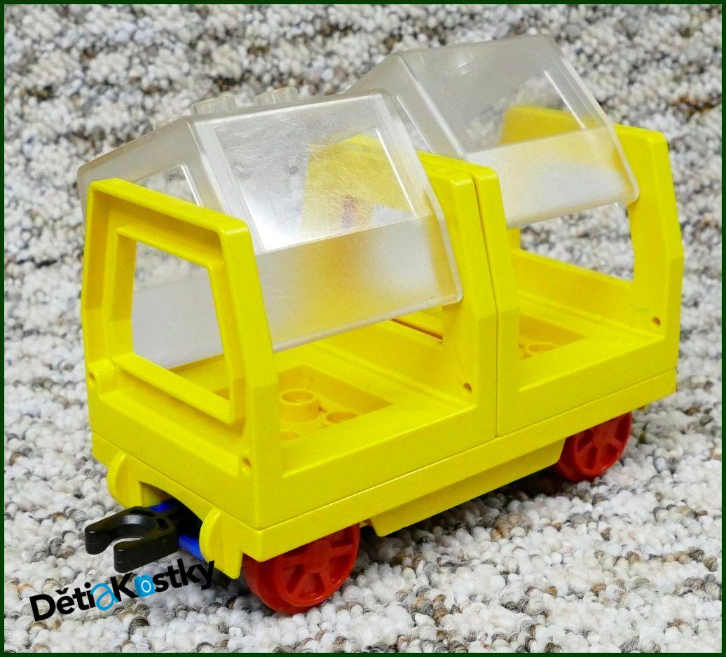Lego® Duplo® Vagon pro Cestující - Prosklené Kabiny Žluté