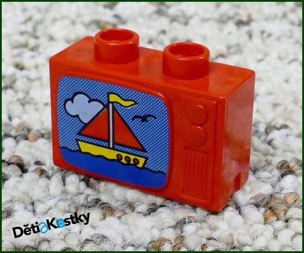 Lego® Duplo® Televizor Červený