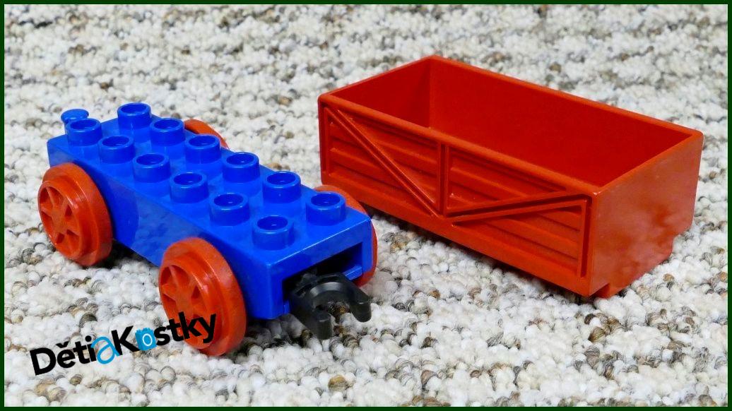 Lego® Duplo® Vagon Malý Modrý - Červená Korba