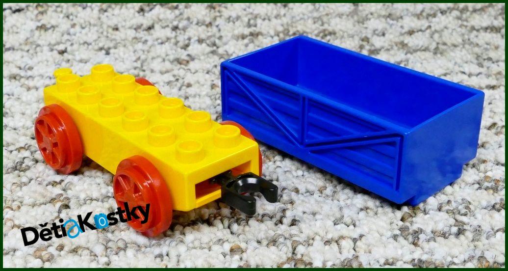 Lego® Duplo® Vagon Malý Oranžový - Modrá Korba