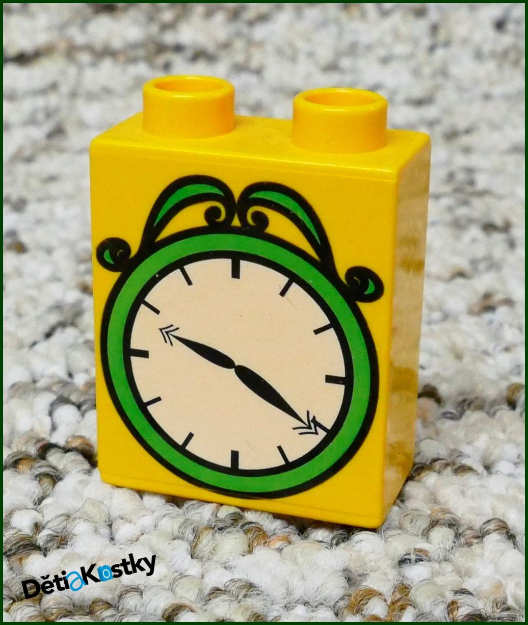 Lego® Duplo® Kostka 1x2x2 Oranžová - Budík