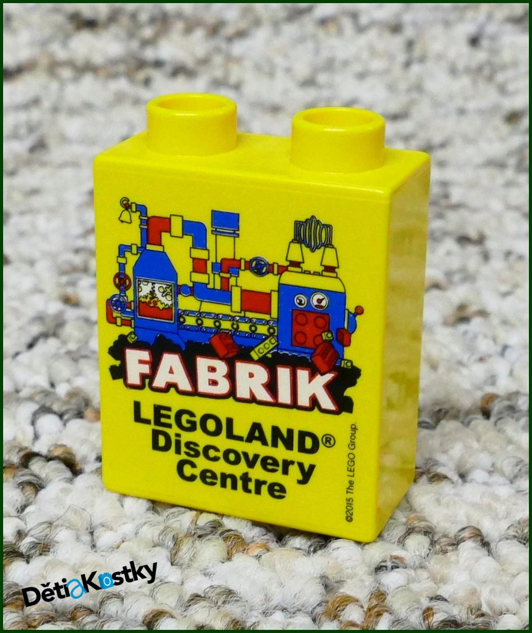 Lego® Duplo® Kostka 1x2x2 Žlutá - Fabrik Legoland