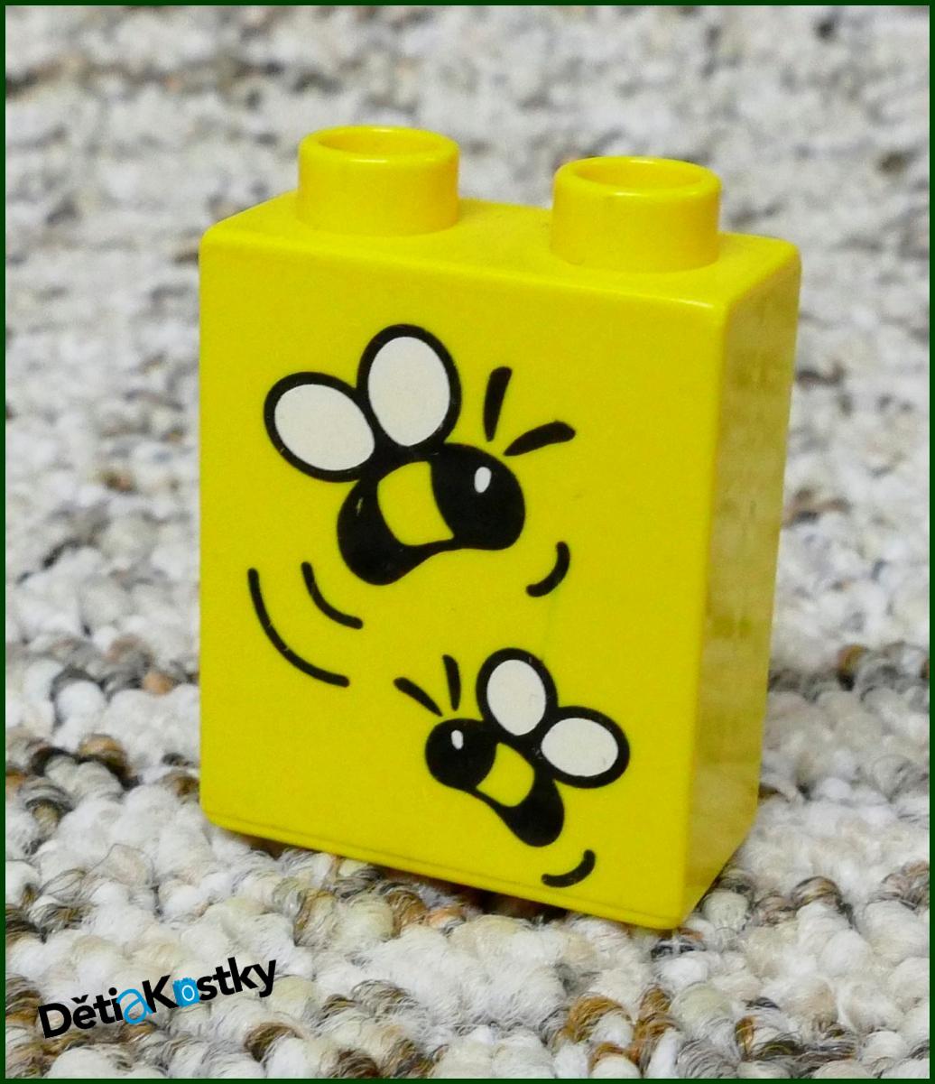 Lego® Duplo® Kostka 1x2x2 Žlutá - Včely