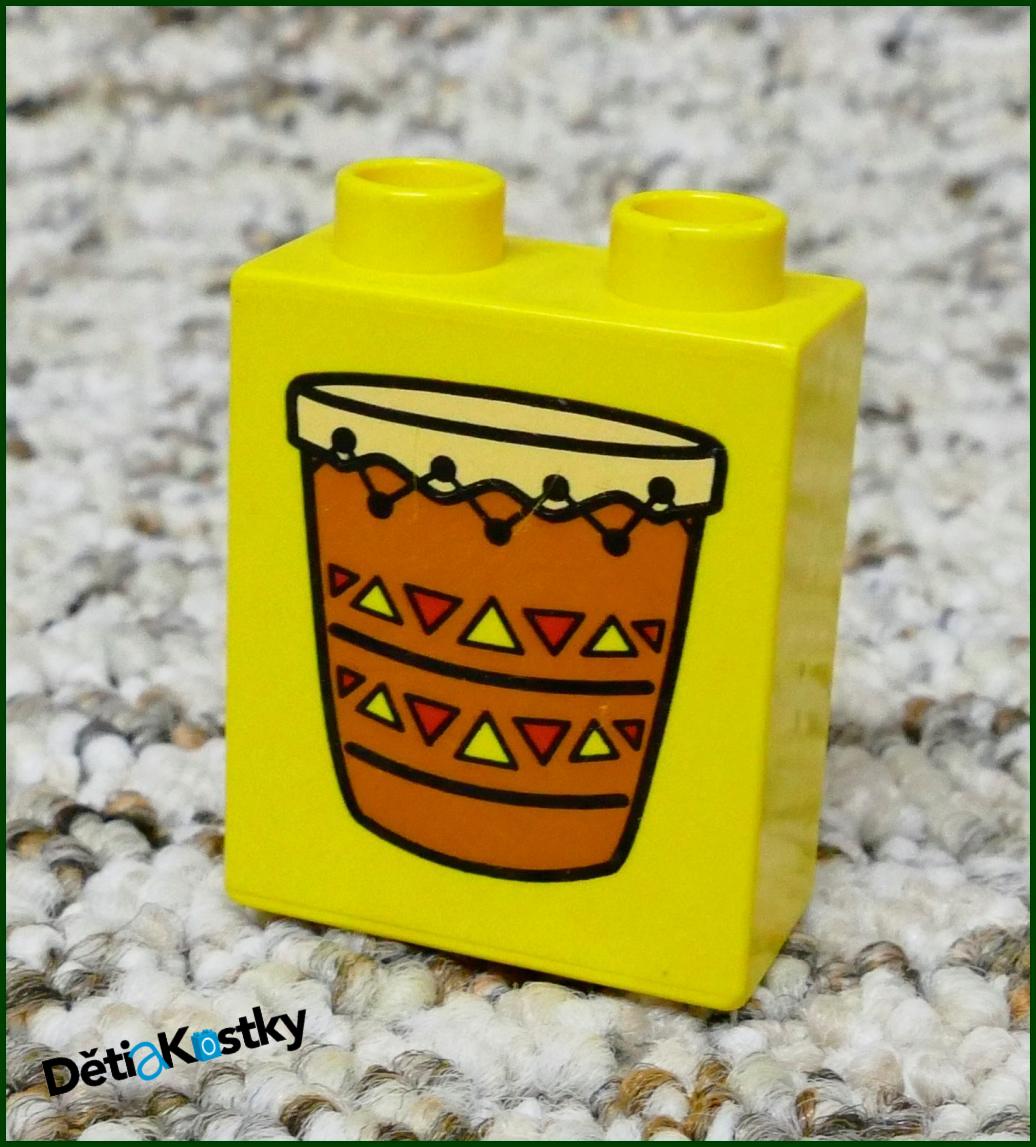 Lego® Duplo® Kostka 1x2x2 Žlutá - Buben