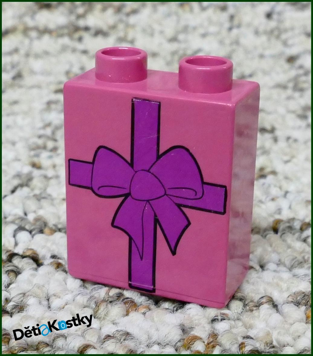 Lego® Duplo® Kostka 1x2x2 Růžová - Dárek