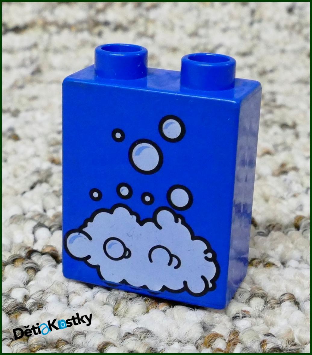 Lego® Duplo® Kostka 1x2x2 Modrá - Bubliny