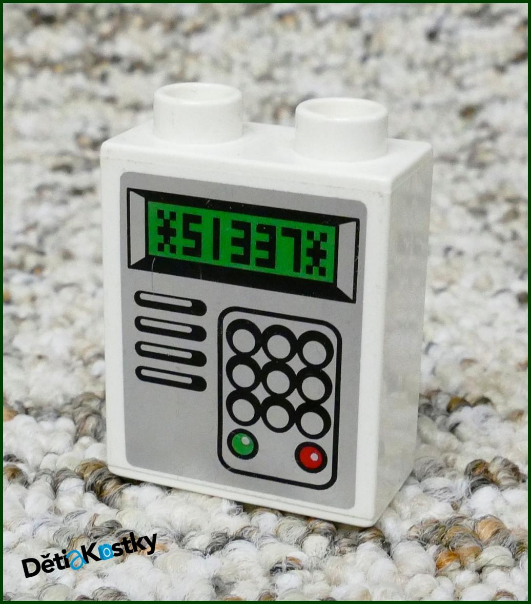 Lego® Duplo® Kostka 1x2x2 Bílá - Pokladna