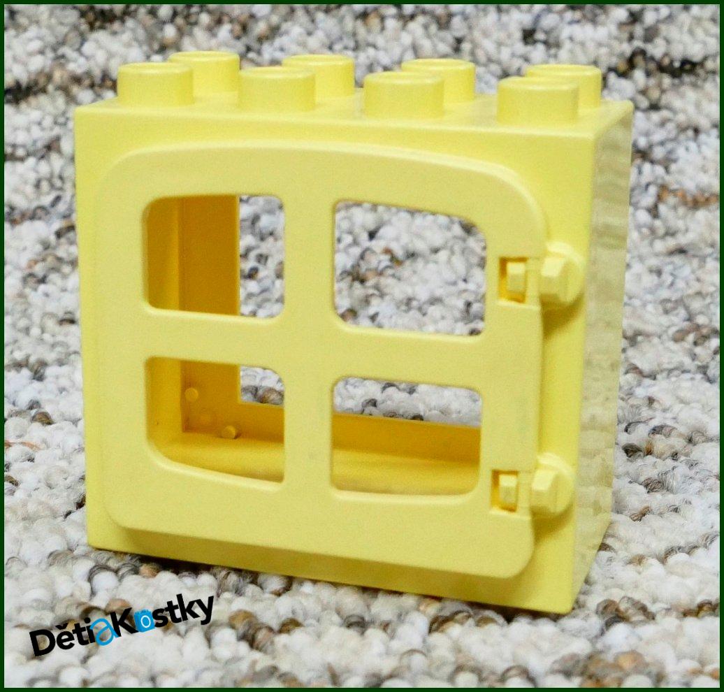 Lego® Duplo® Kostka s Oknem Béžová - Béžová Okenice