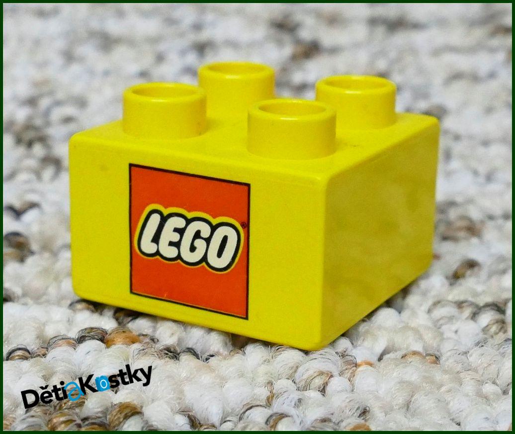Lego® Duplo® Kostka Žlutá 2x2 Lego