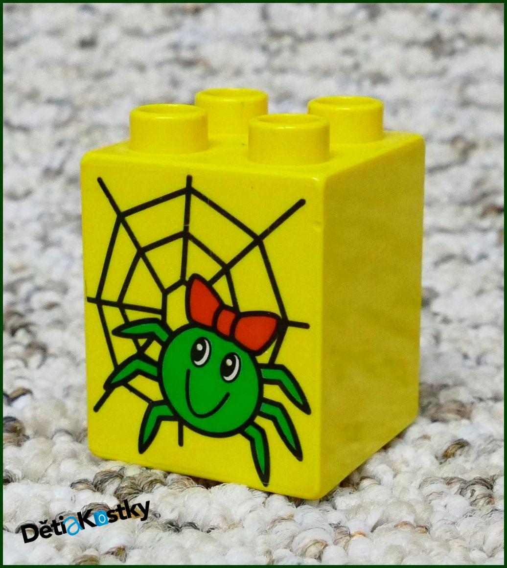 Lego® Duplo® Kostka 2x2x2 Žlutá - Pavouk