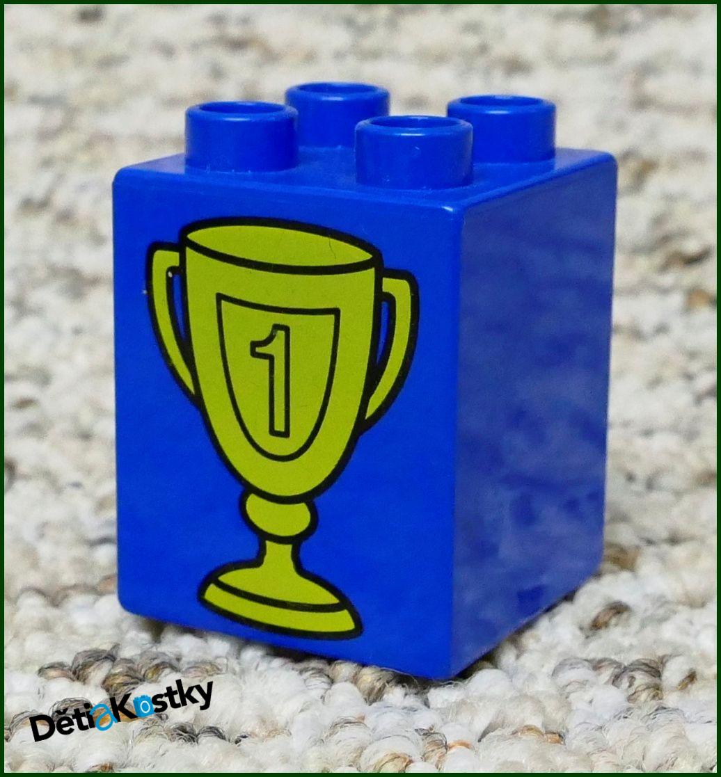 Lego® Duplo® Kostka 2x2x2 Modrá - Žlutý Pohár