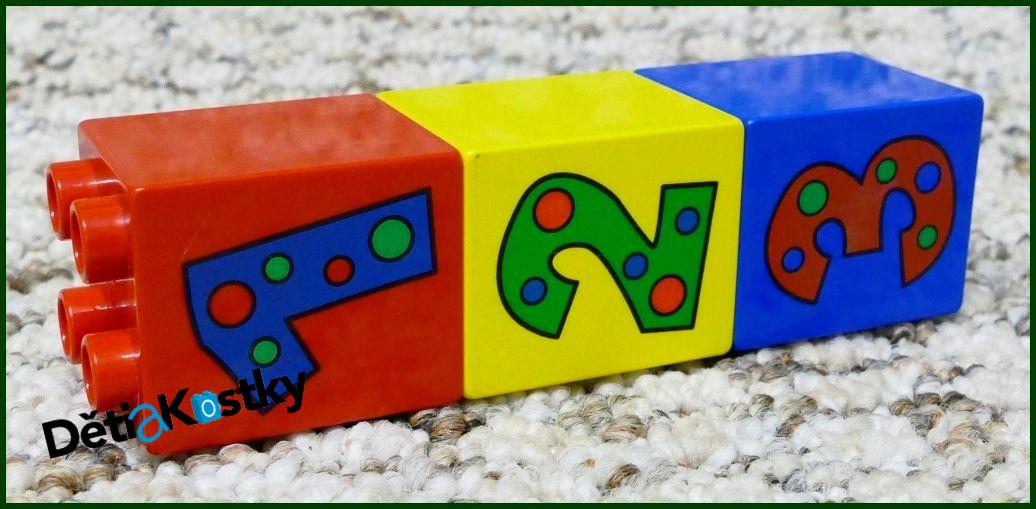 Lego® Duplo® Kostky 2x2x2 - Čísla 1-3