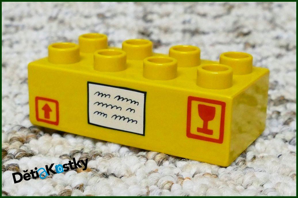Lego® Duplo® Kostka 2x4 Okrová - Balík