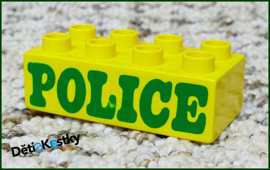 Lego® Duplo® Kostka 2x4 Žlutá - Police
