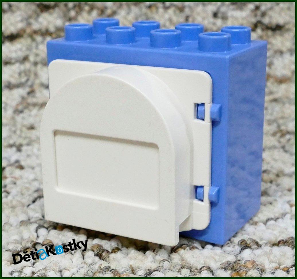 Lego® Duplo® Kostka se Schránkou Světle Modrá (Bílá Schránka)