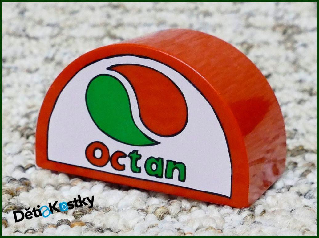 Lego® Duplo® Kostka Půlkulatá Červená - Octan