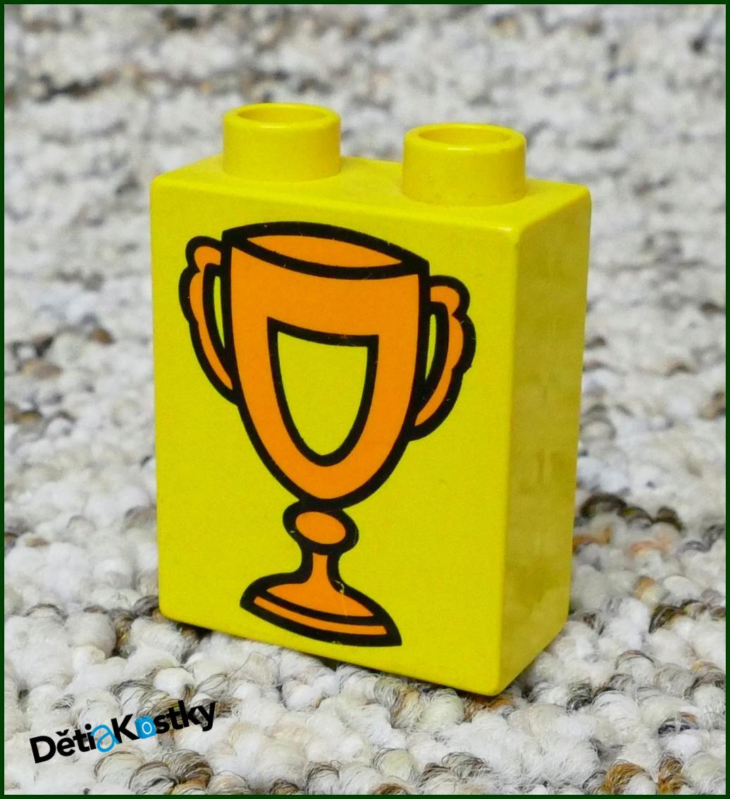 Lego® Duplo® Kostka 1x2x2 Žlutá - Pohár