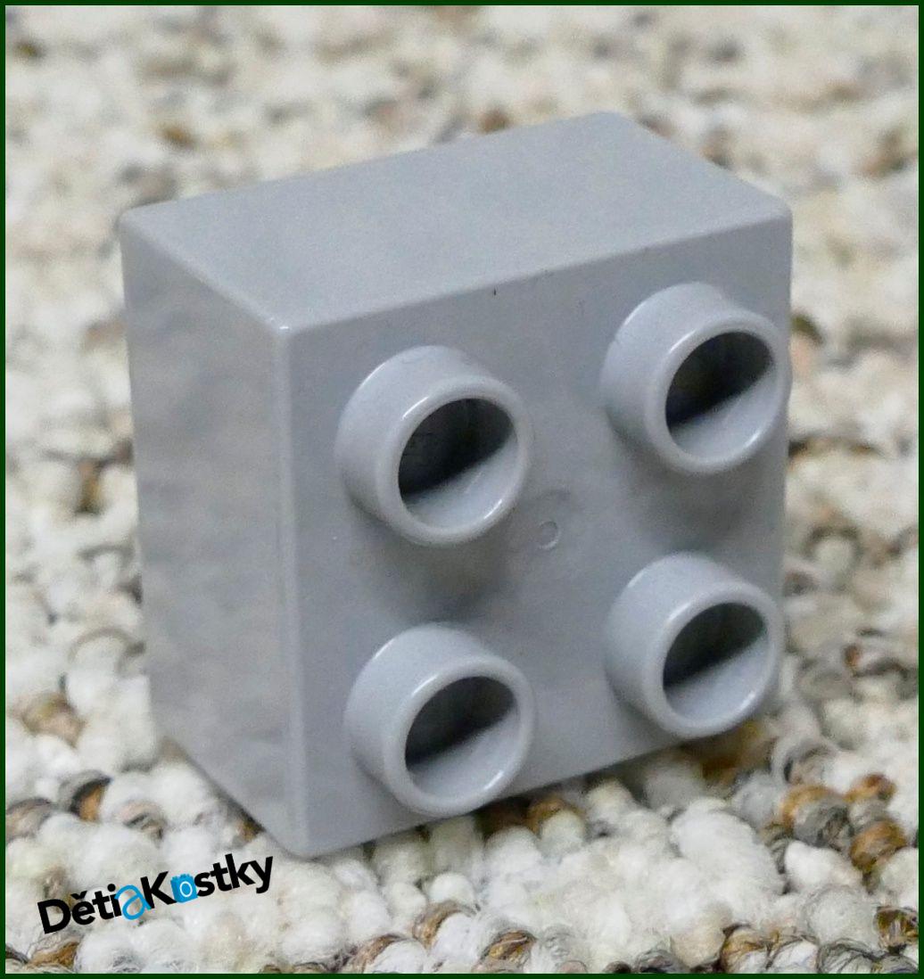 Lego® Duplo® Kostka 2x2 Světle Šedá