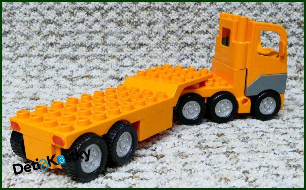 Lego® Duplo® Tahač Oranžový s Návěsem