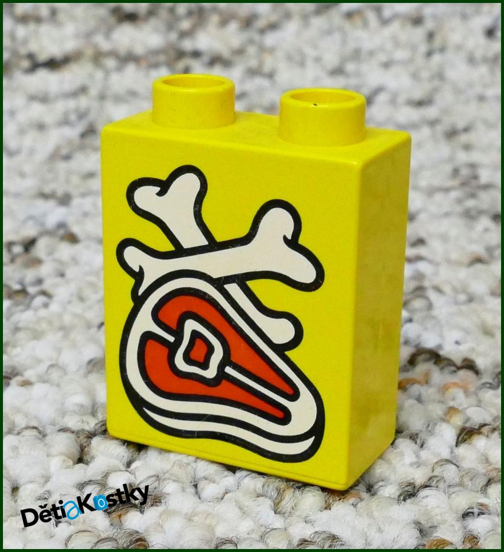 Lego® Duplo® Kostka 1x2x2 Žlutá - Maso