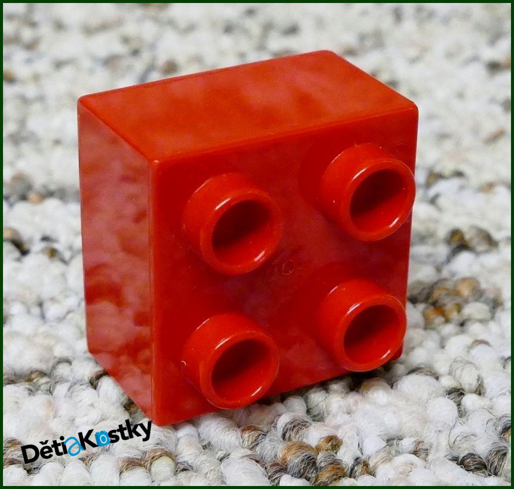 Lego® Duplo® Kostka 2x2 Červená - Top Stav