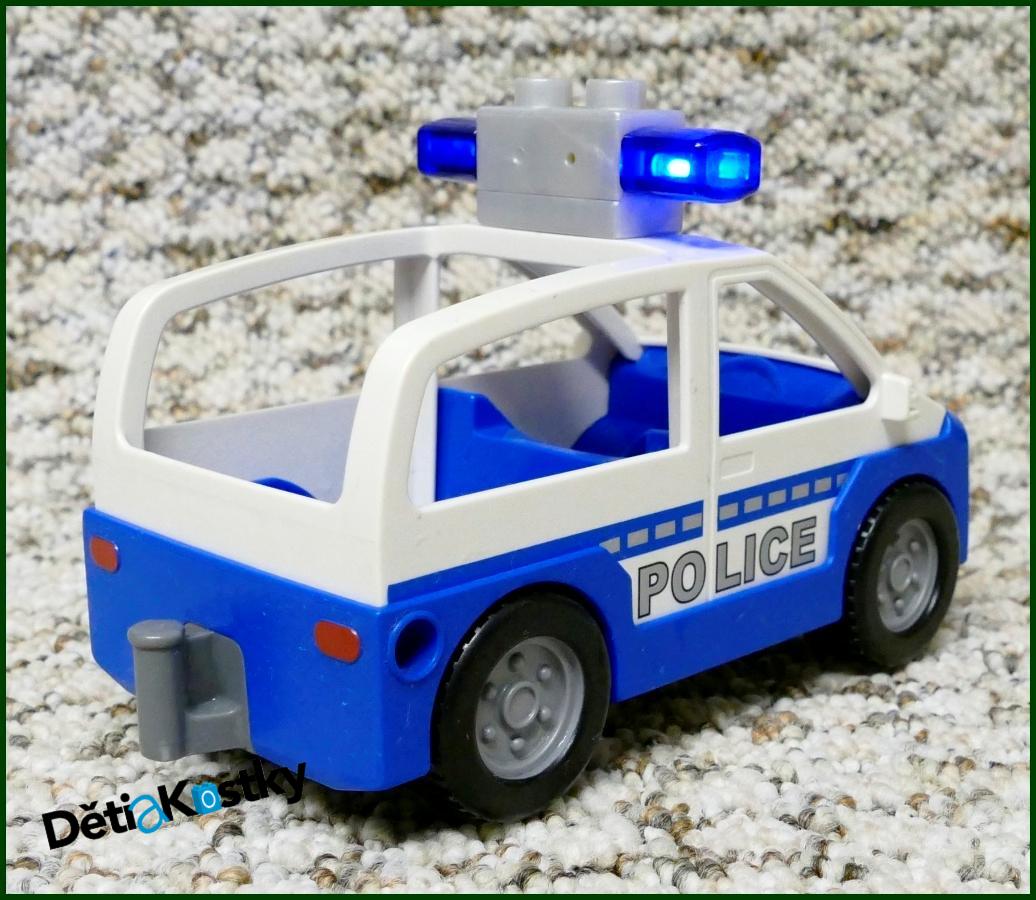 Lego® Duplo® Policejní Auto Větší s Majáčkem (Houká/Bliká)