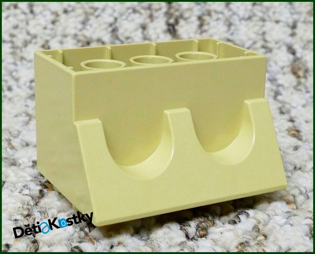 Lego® Duplo® Hradba Spodní Díl - Béžová