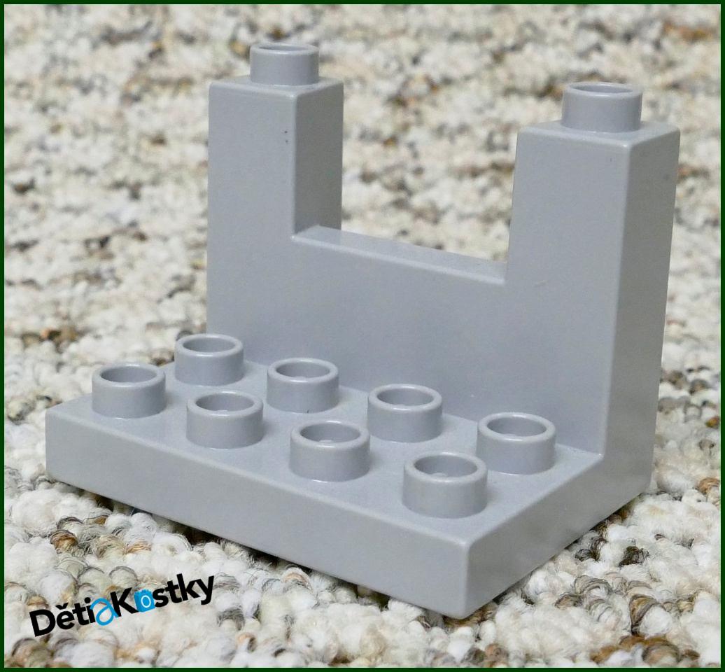 Lego® Duplo® Hradba Horní Díl - Světle Šedá