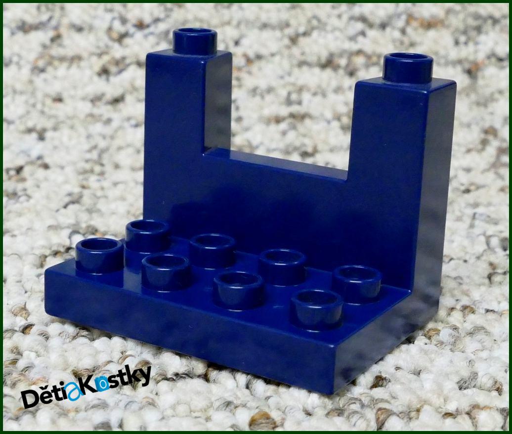 Lego® Duplo® Hradba Horní Díl - Tmavě Modrá
