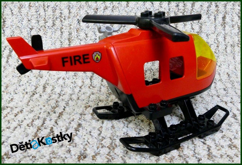 Lego® Duplo® Vrtulník s Tryskou - Oranžová Kabina