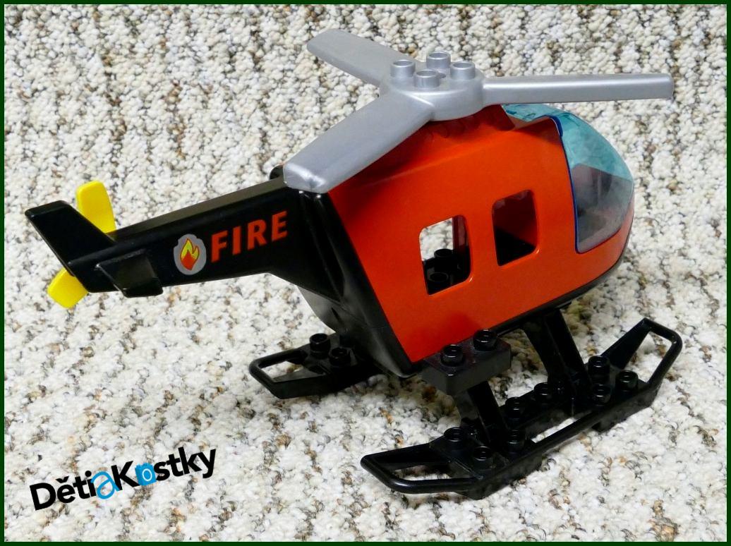 Lego® Duplo® Vrtulník Velký Hasiči - Šedá Vrtule