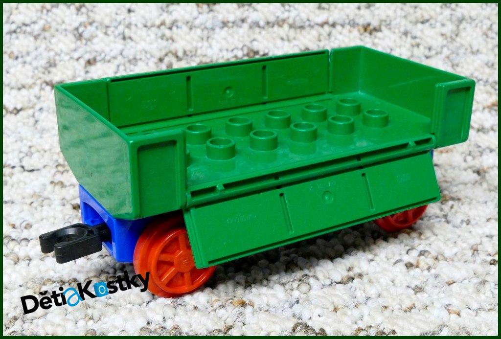 Lego® Duplo® Vagon s Korbou Dlouhý Zelený