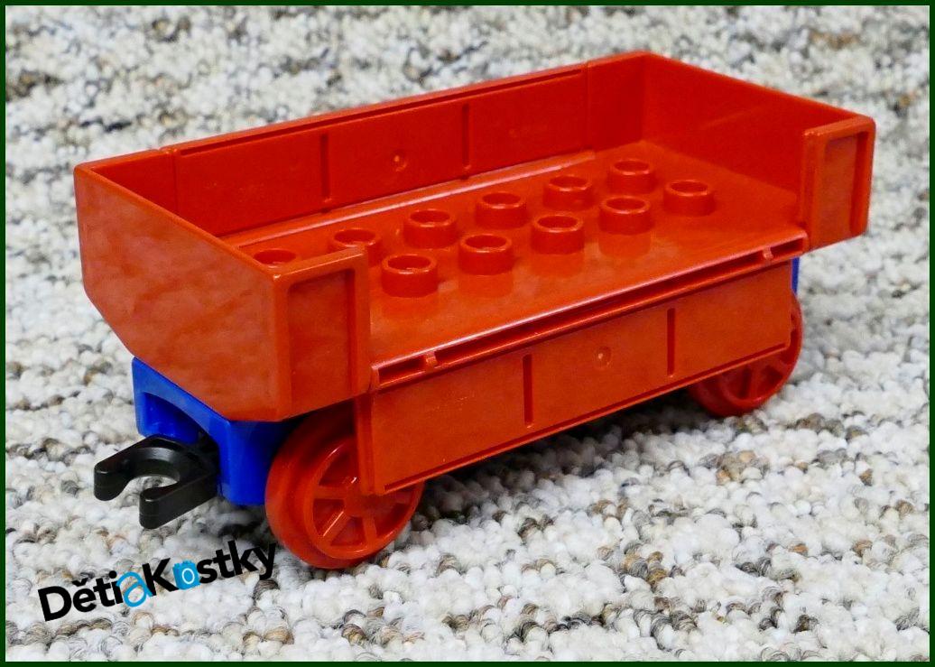Lego® Duplo® Vagon s Korbou Dlouhý Červený