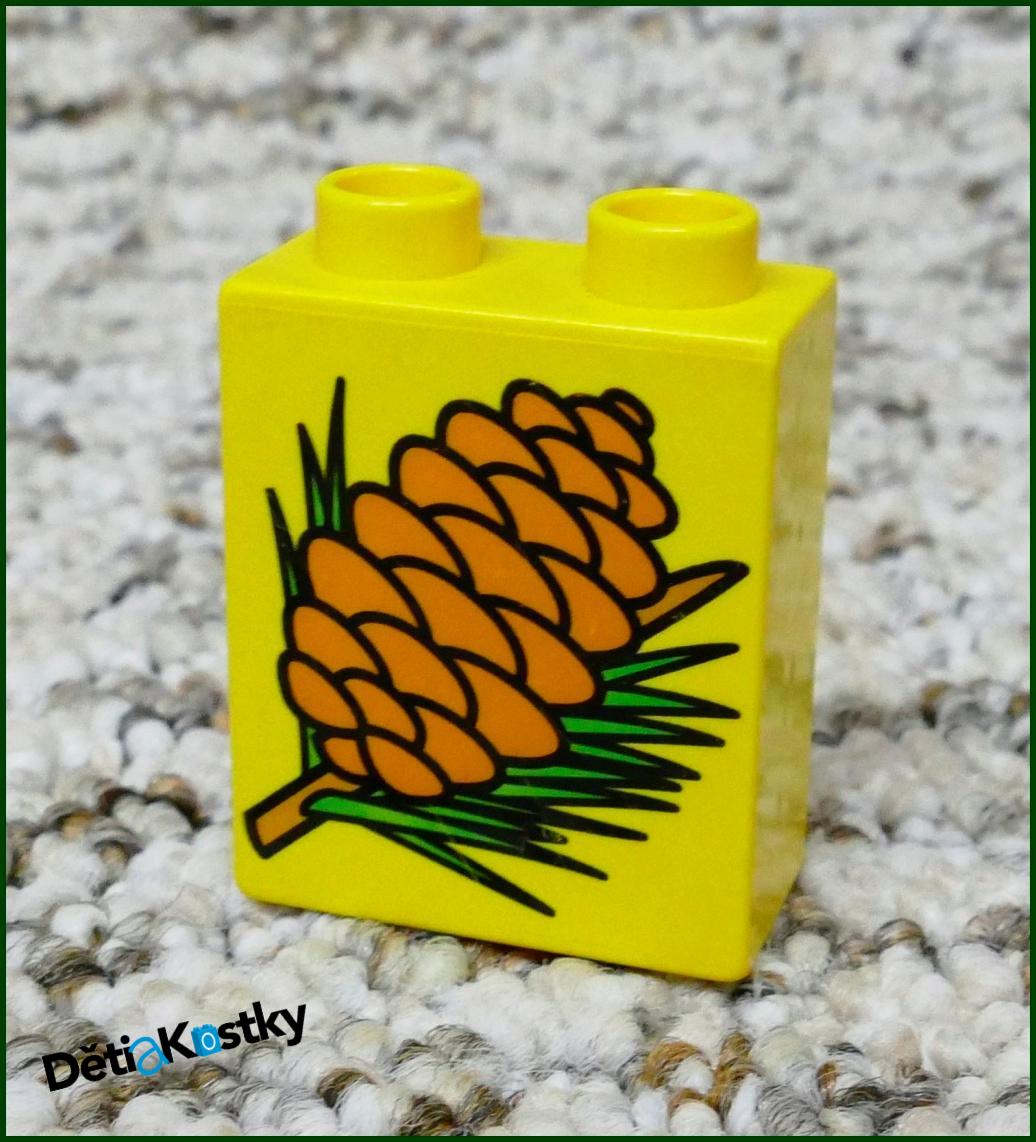 Lego® Duplo® Kostka 1x2x2 Žlutá - Šiška