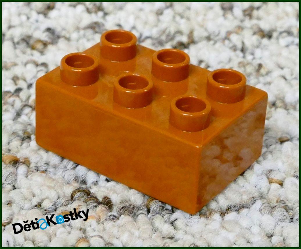 Lego® Duplo® Kostka 2x3 Hnědá